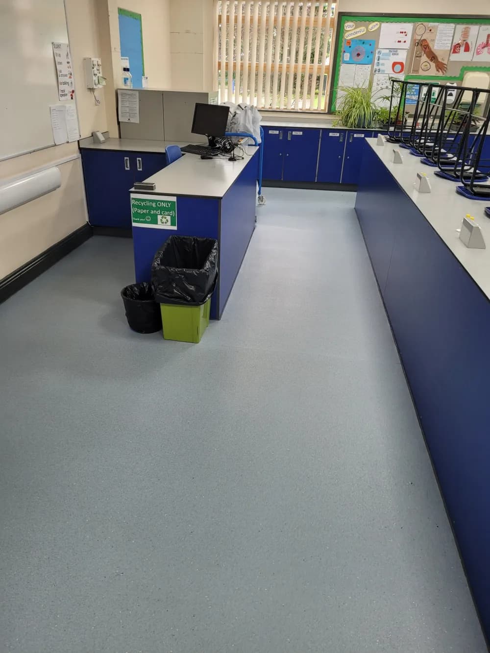 T-level classroom after renovation